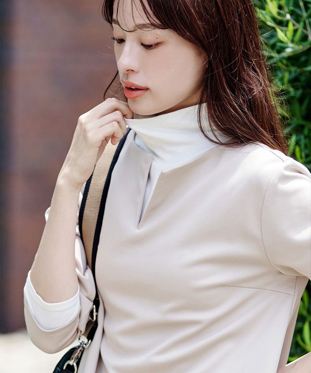 Tiaclasse 【安田美沙子さん着用・選べる4type】ハイネックカットソートップス 