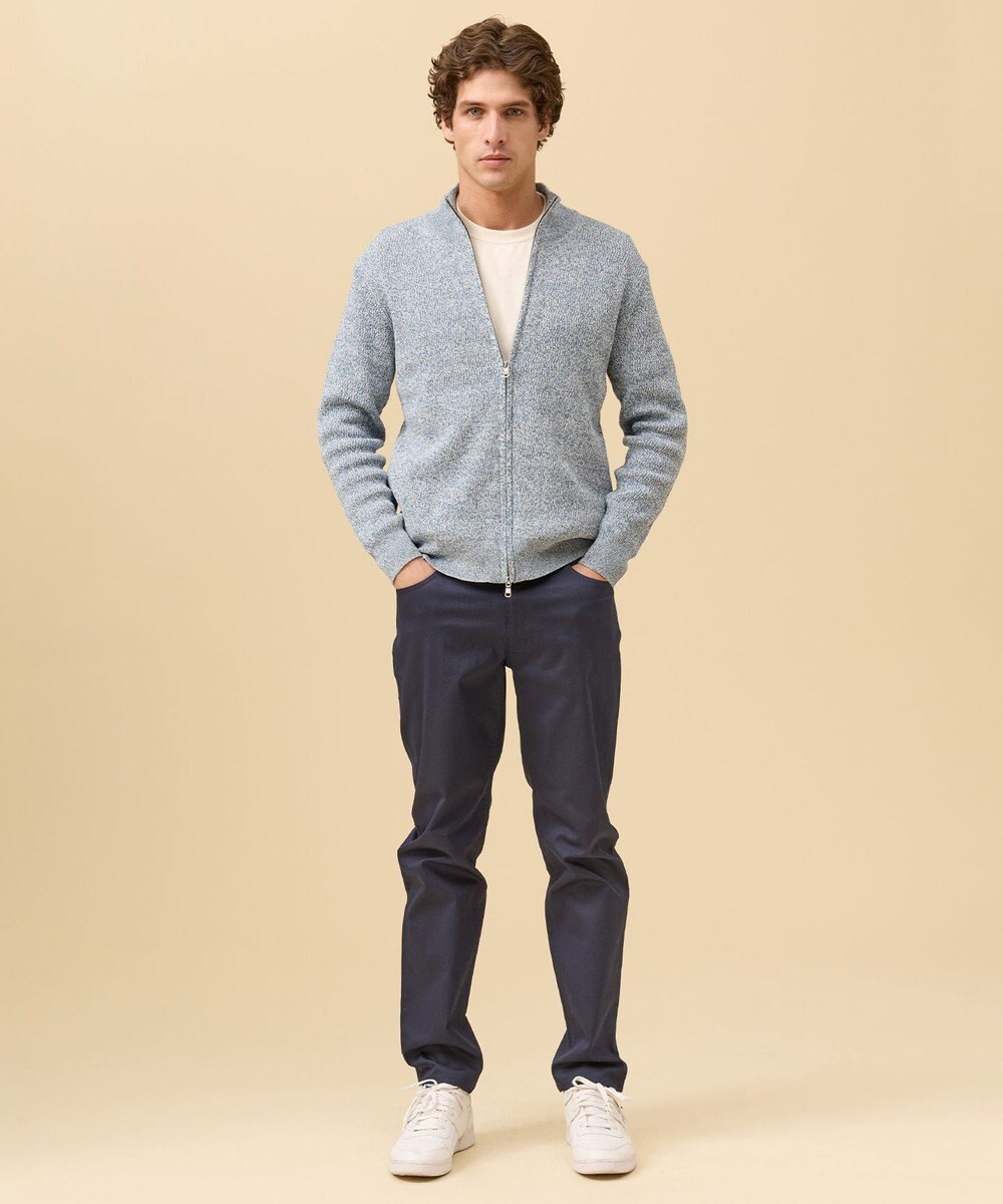 J.PRESS MEN ギマコットンフルジップ カーディガン 