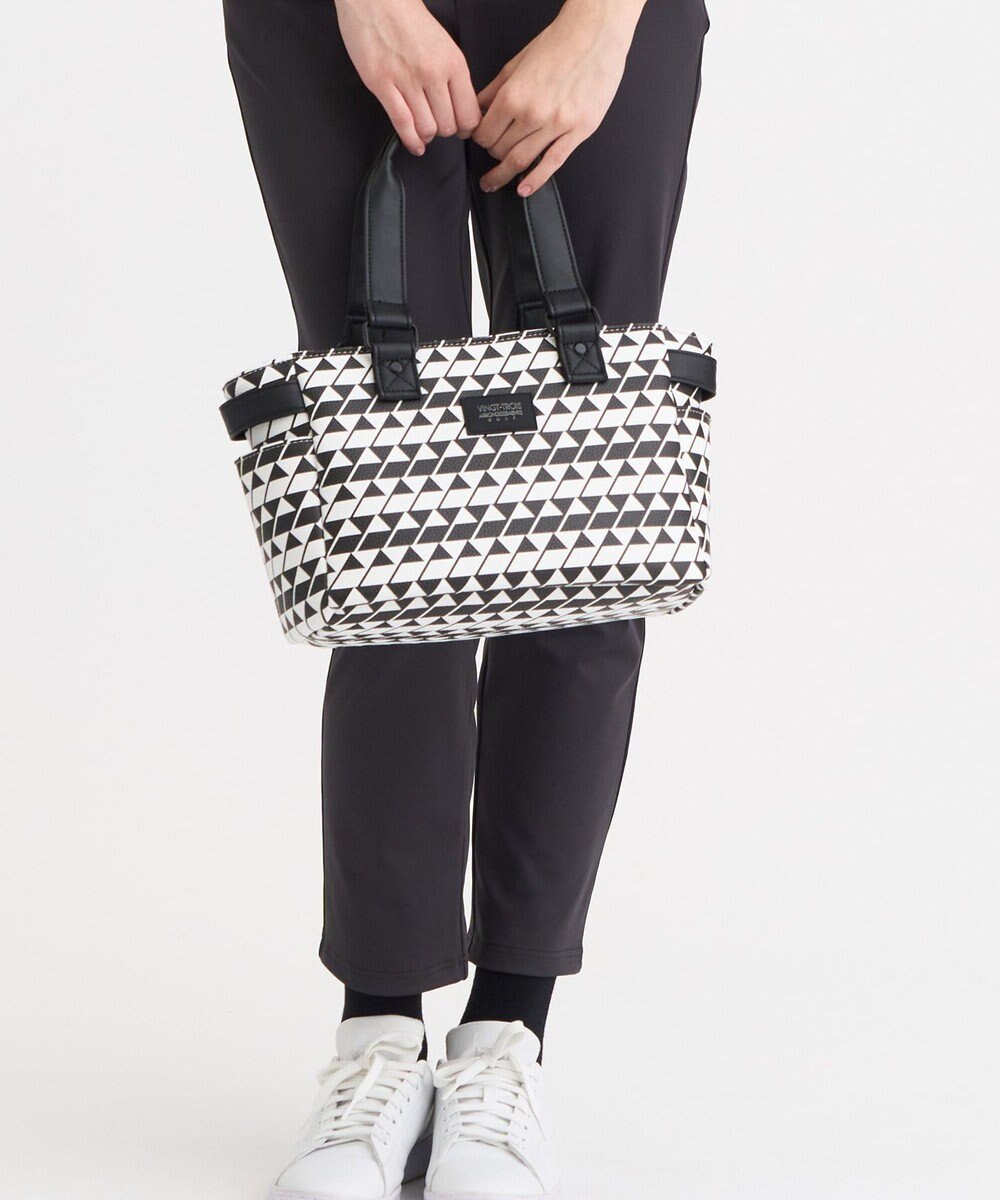 23区GOLF 【UNISEX】フラッグ総柄カートバッグ 