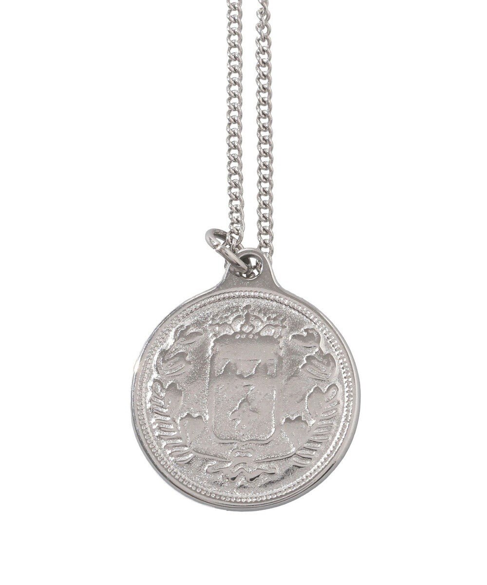 earth music&ecology 【ステンレス】コインモチーフ３連ネックレス 