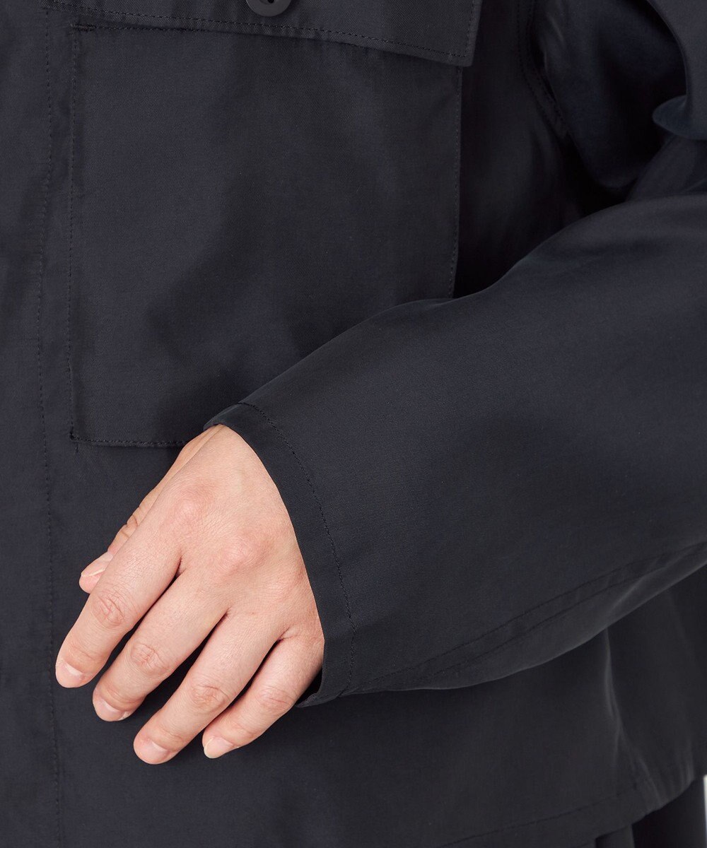 NAVE 【ReNAVE・セットアップ可/洗える/UVケア/接触冷感】フィブリルシャンブレー オープンカラーシャツ 