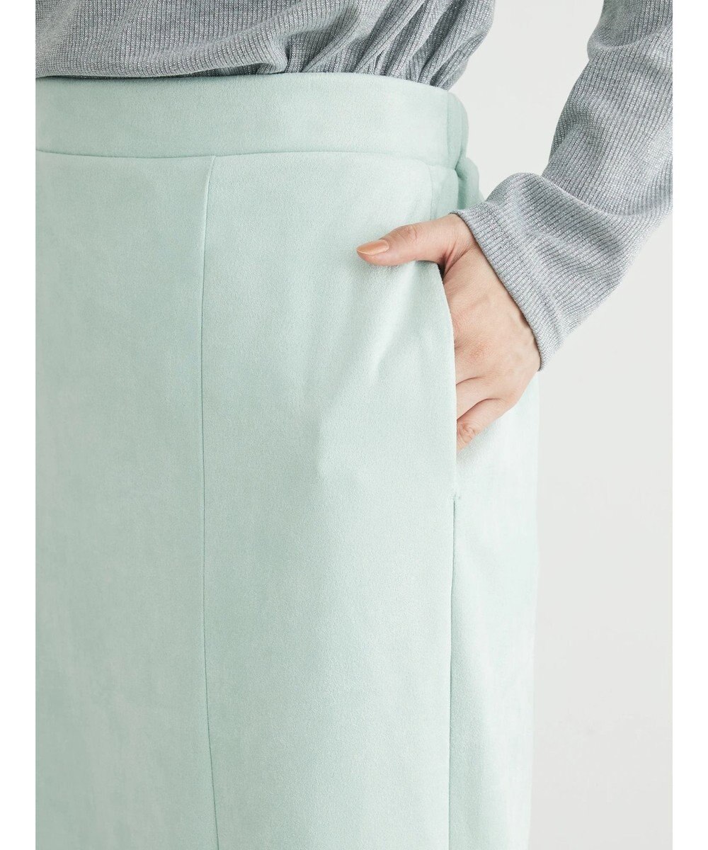 Green Parks マシュマロスエードＩラインスカート 