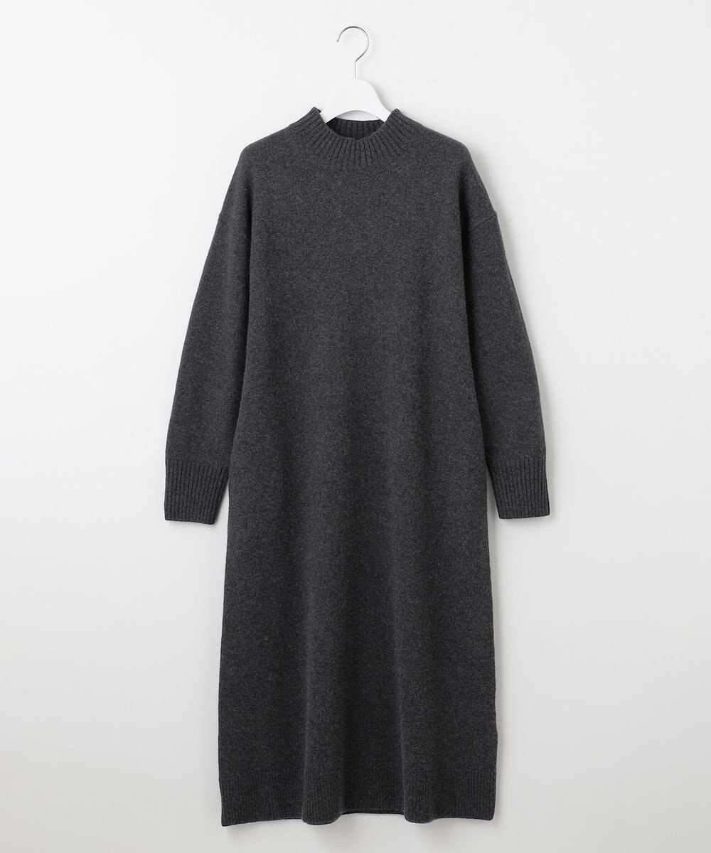 23区 S 【洗える】カシミヤブレンド ニットワンピース 