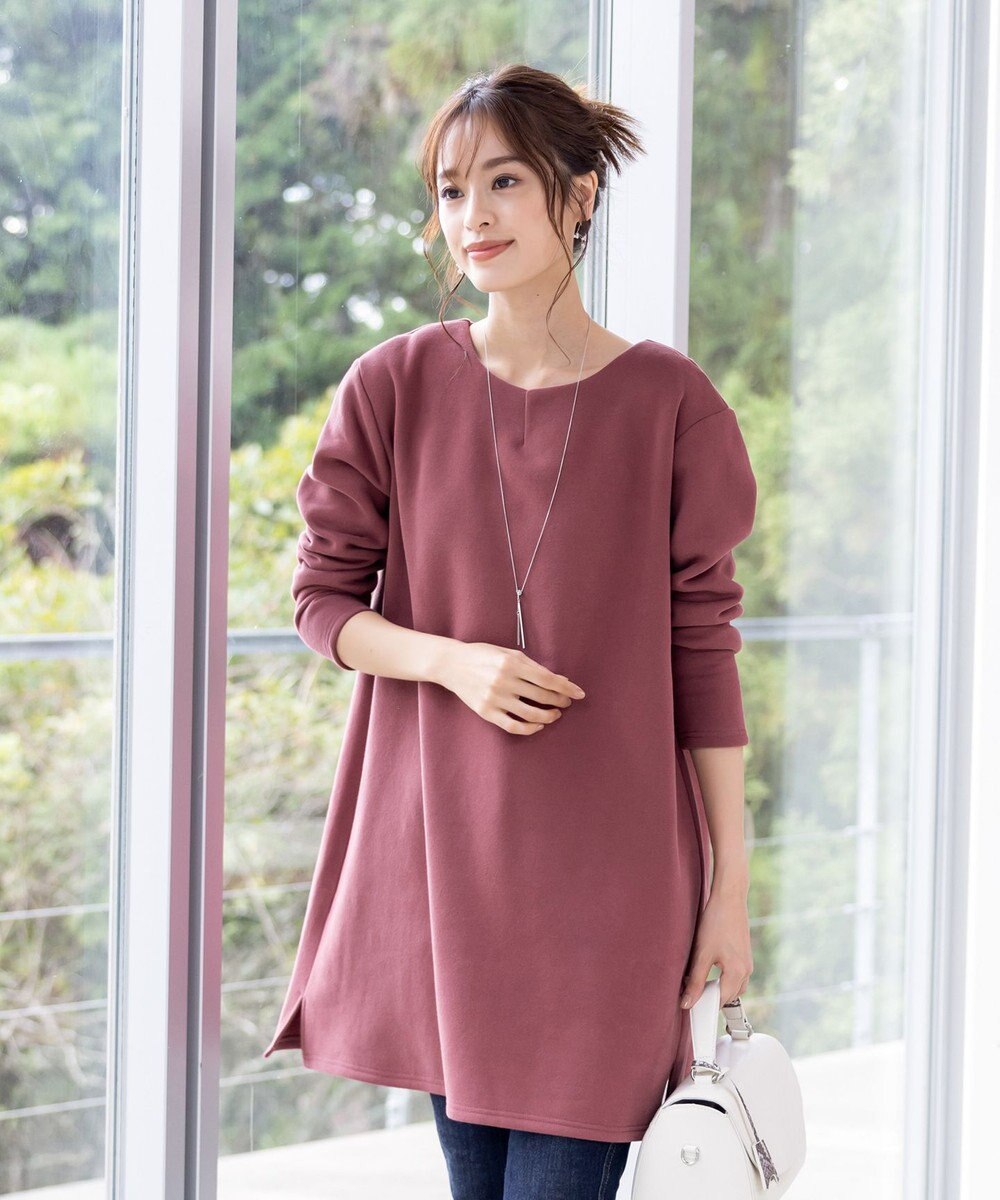 Tiaclasse 【洗える】裏起毛チュニック 