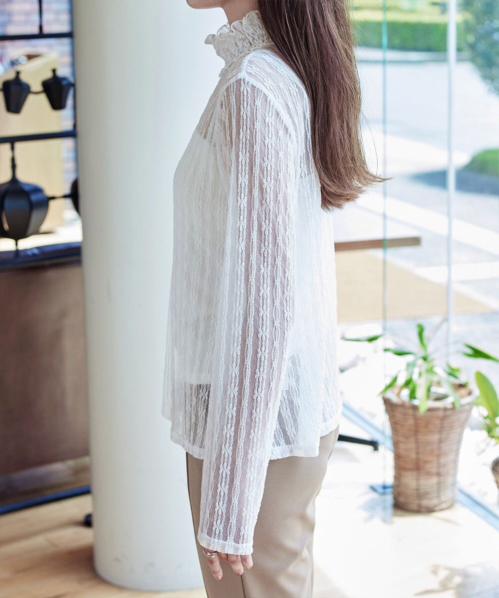 Tiaclasse 【安田美沙子さん着用・選べる4type】ハイネックカットソートップス 