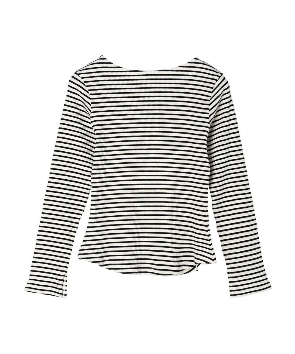 earth music&ecology パールヘンリーリブプルオーバー 