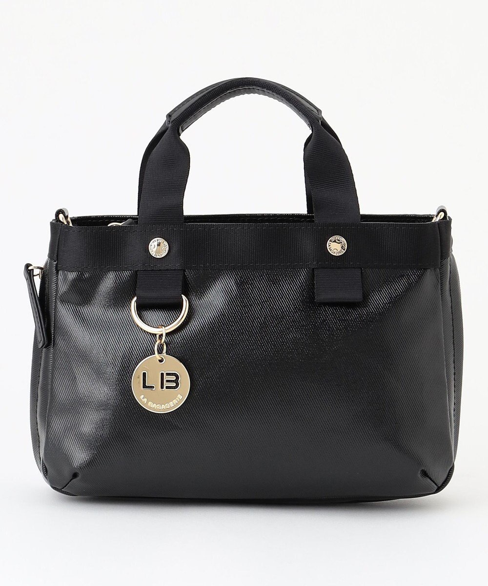 LA BAGAGERIE 【コットン×ポリウレタン】シャイニーミニマムトート 