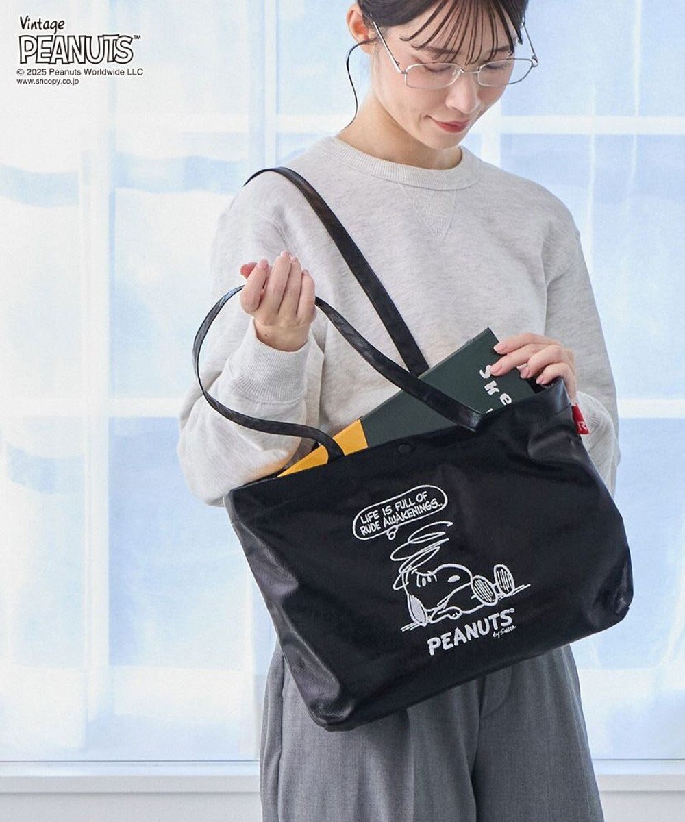 ROOTOTE 8445【スヌーピー】IP.A4アーキャトルワイド.メタリック.ピーナッツ-0Q 