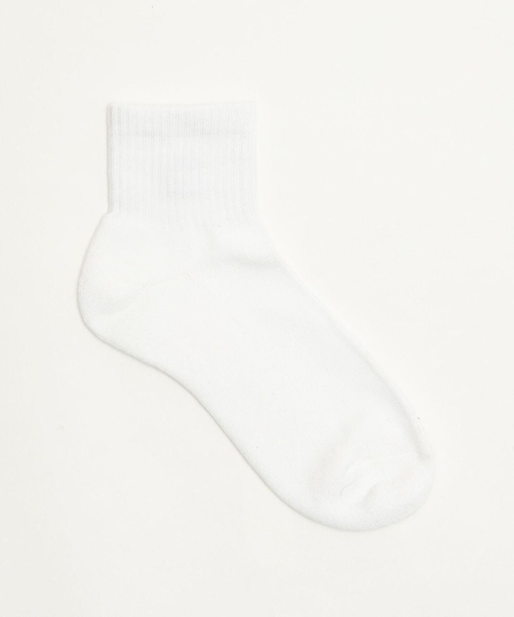 WEGO 手描き風刺繍アンクルパイルソックス 