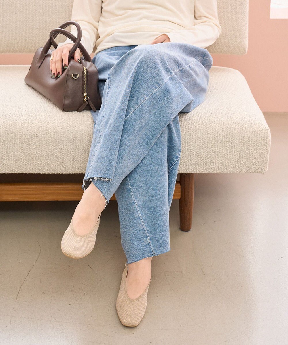 steppi シースルー スクエア パンプス 