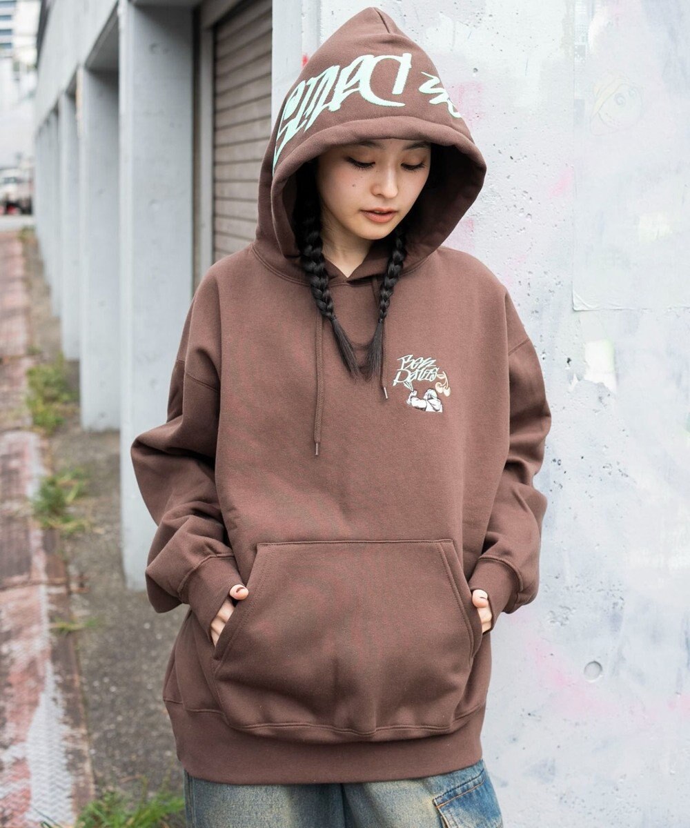 WEGO 【ユニセックス着用ITEM】別注BENDAVISグラフィックプルパーカー 