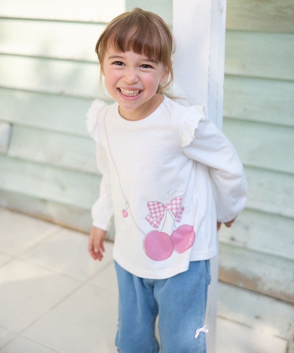 ANY KIDS 【WEB限定】7days プリント 長袖Tシャツ 