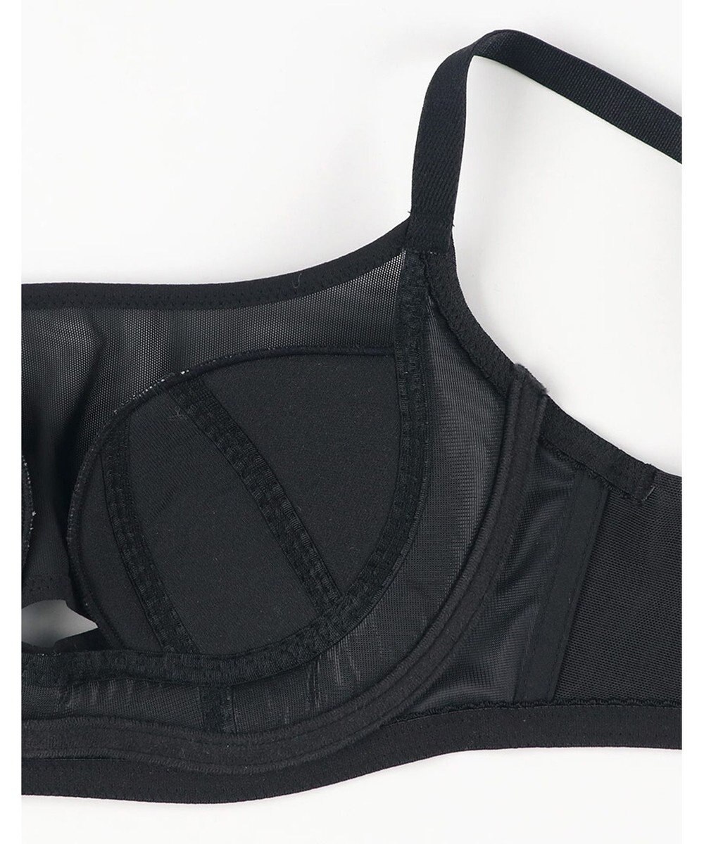 WACOAL ノンワイヤーブラ 【小さく見せるブラ】 高さをおさえてコンパクトに バスト位置アップ 脇すっきり Hカップまで対応 大きいサイズ レディース BMM122 /ワコール 