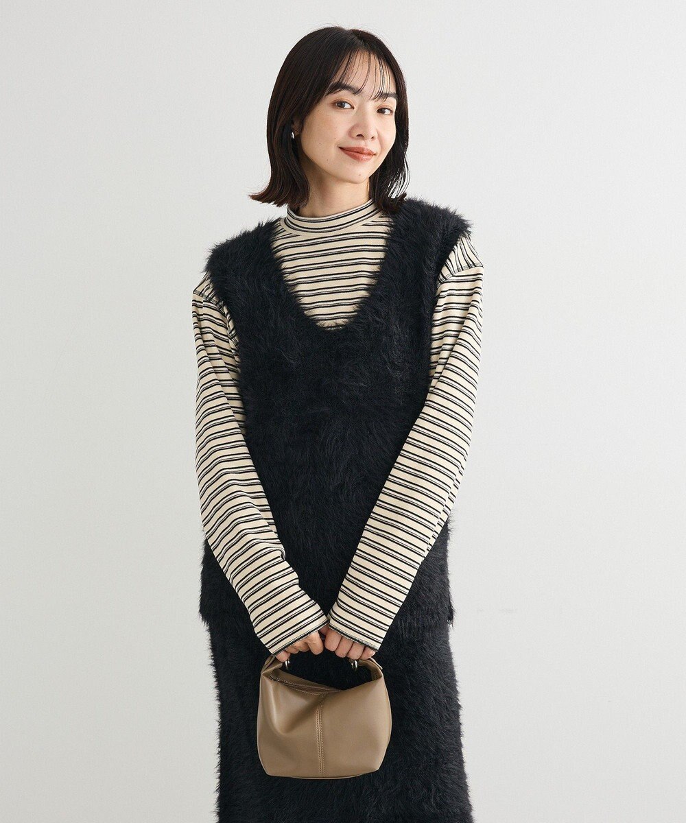 Green Parks ・Ｐｅｔｉｔ　Ｆｌｅｕｒ　シャギーニットベスト 