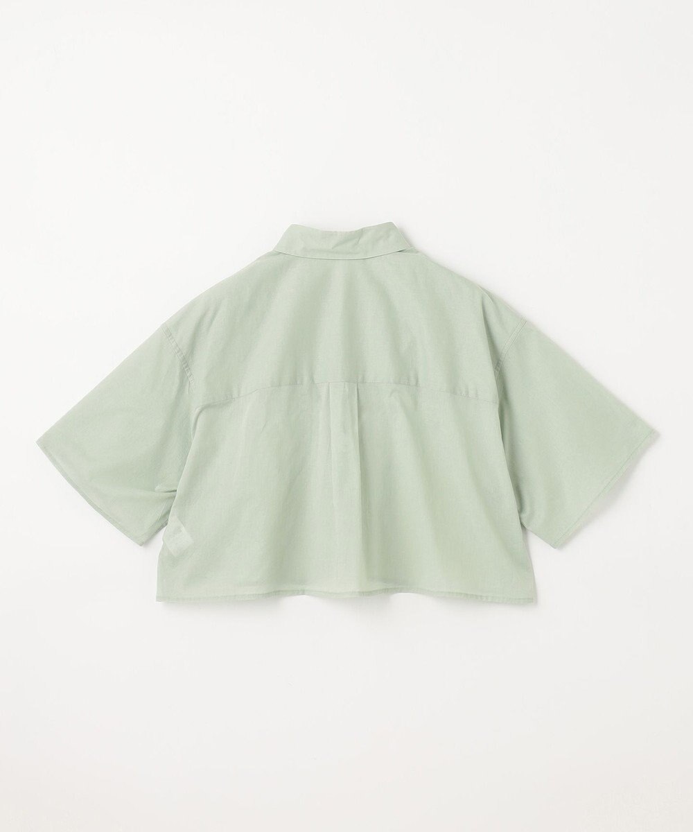 NAVE 【Nave 　洗える】シアークロップド シャツ 