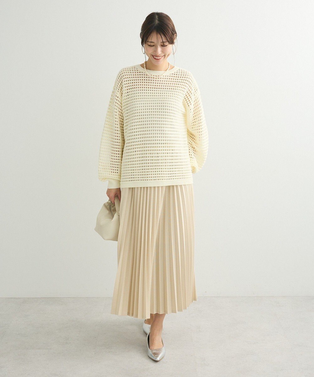 Green Parks メッシュニットチュニック 