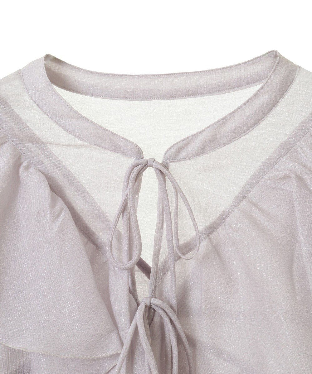 earth music&ecology シアーラッフルショートボレロ 