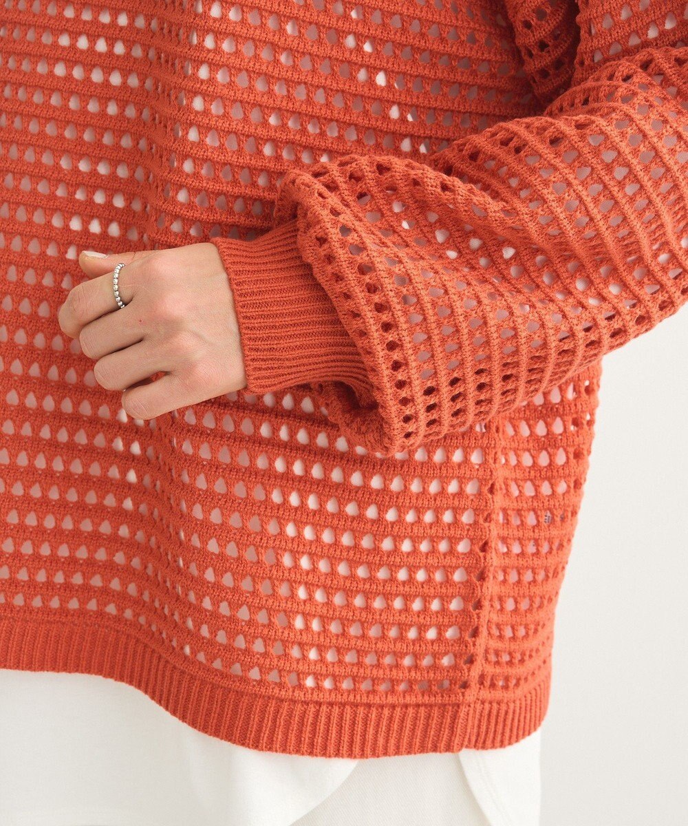 Green Parks メッシュニットチュニック 