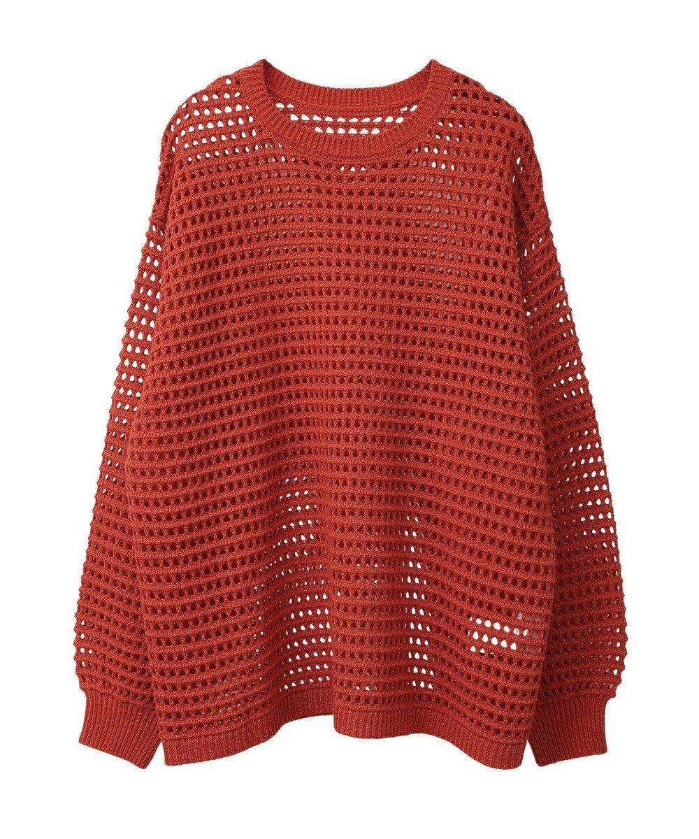 Green Parks メッシュニットチュニック 