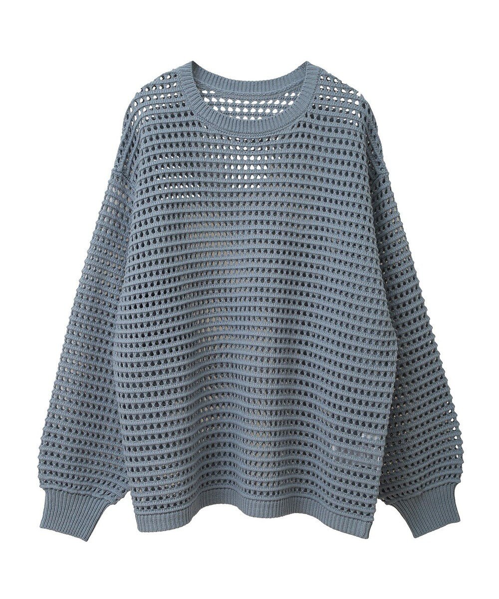 Green Parks メッシュニットチュニック 