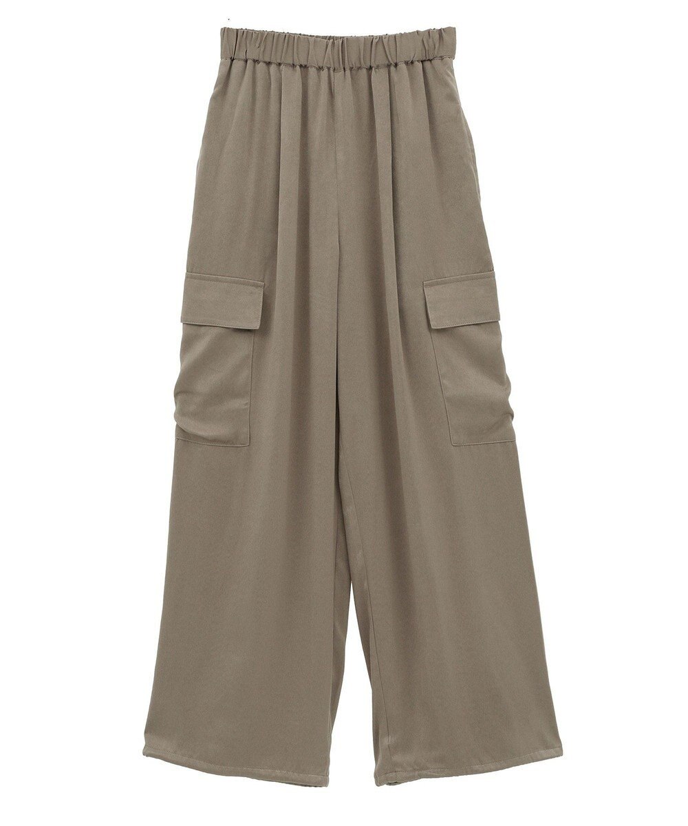 Green Parks サテンカーゴパンツ 