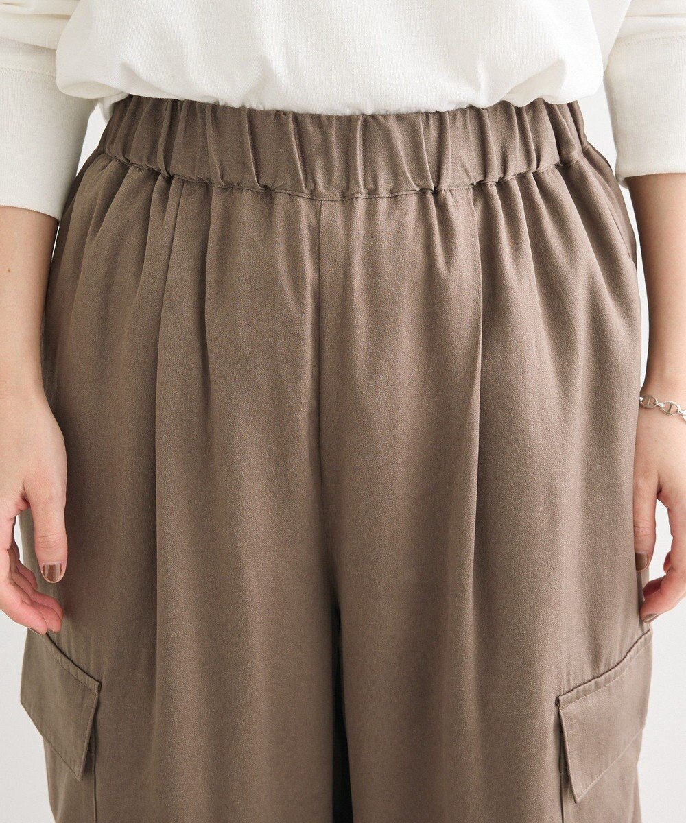 Green Parks サテンカーゴパンツ 