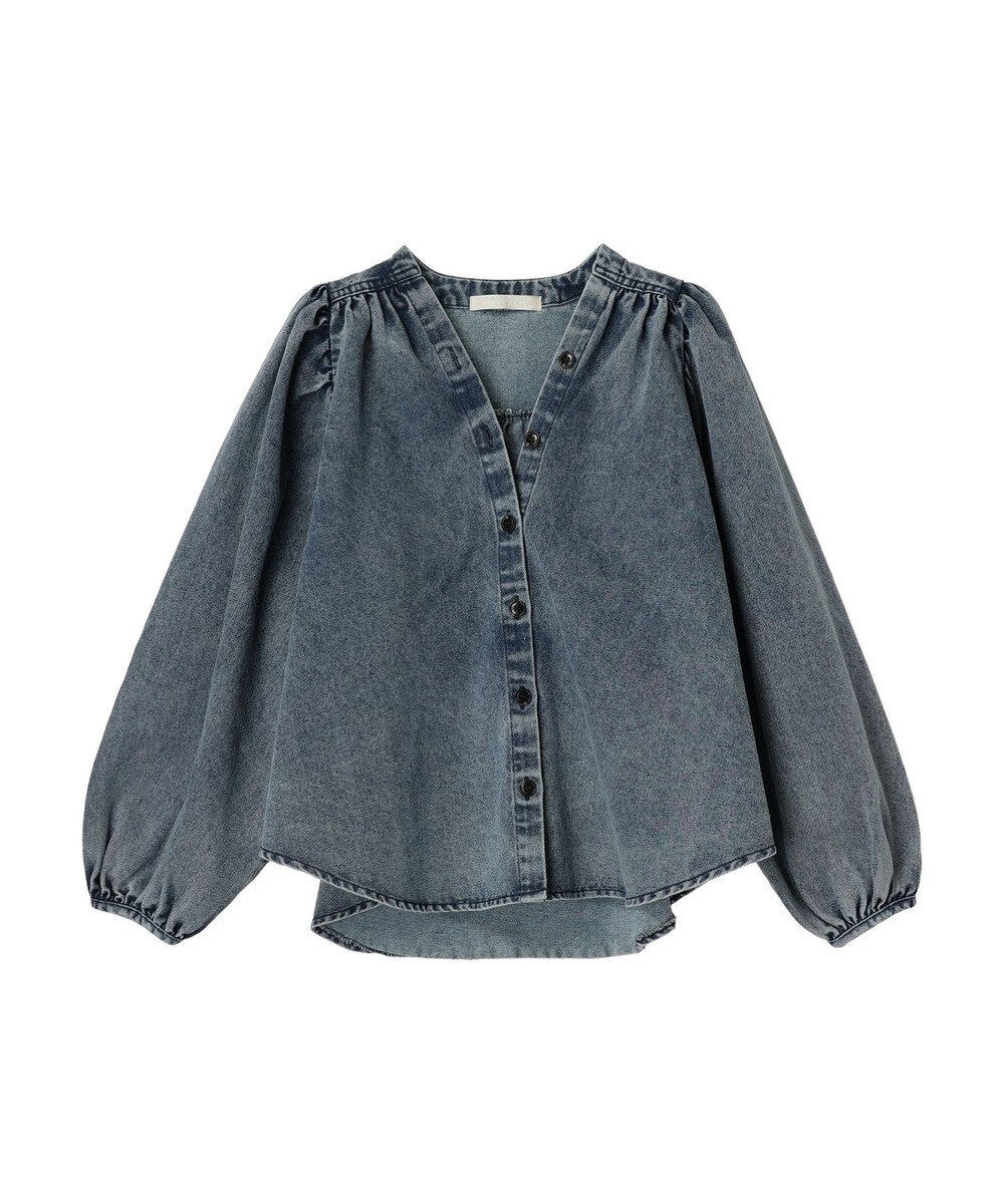 Green Parks ・ｆｕｒｒｙ　ｒａｔｅ　デニムシャツジャケット 
