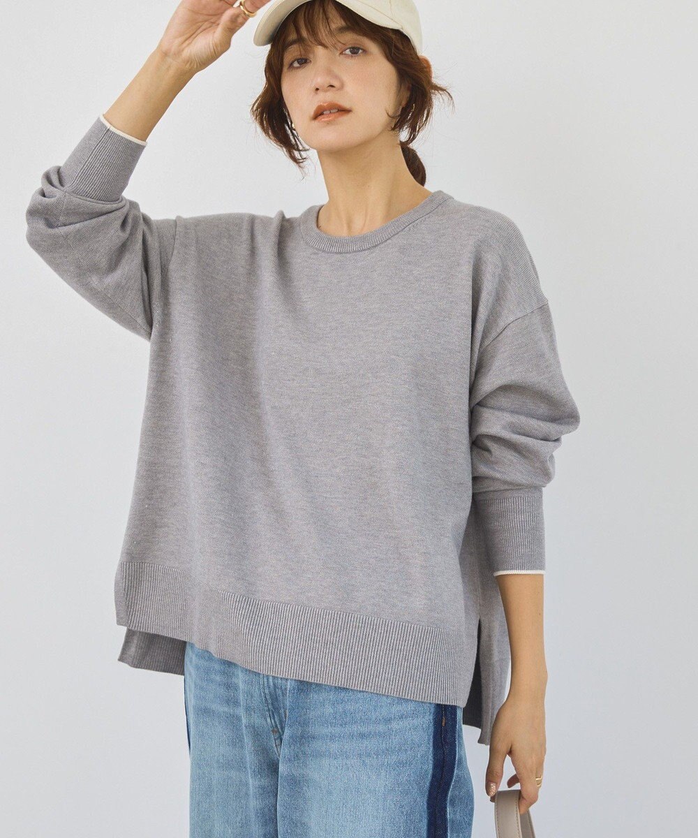 AMERICAN HOLIC バイパチクルーネックニットプルオーバー 