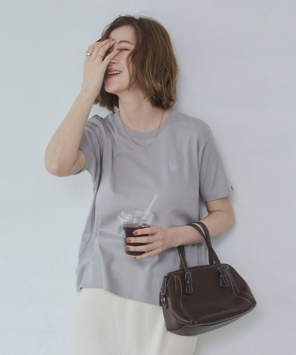 WEGO 【SMLサイズ展開】U.S. POLO ASSN.別注コンパクトTシャツ 