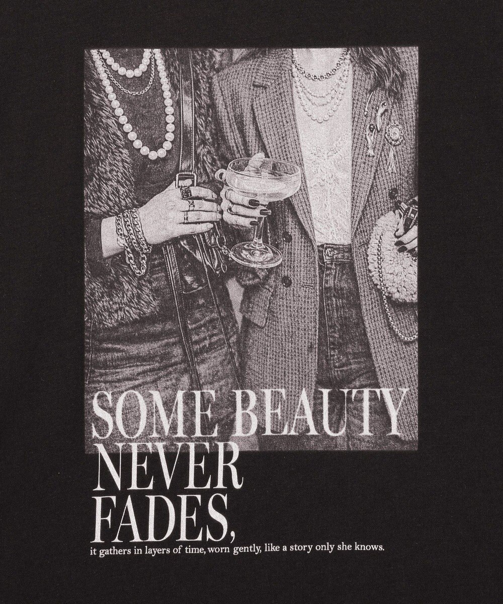 YECCA VECCA フォトプリントノースリーブTee 