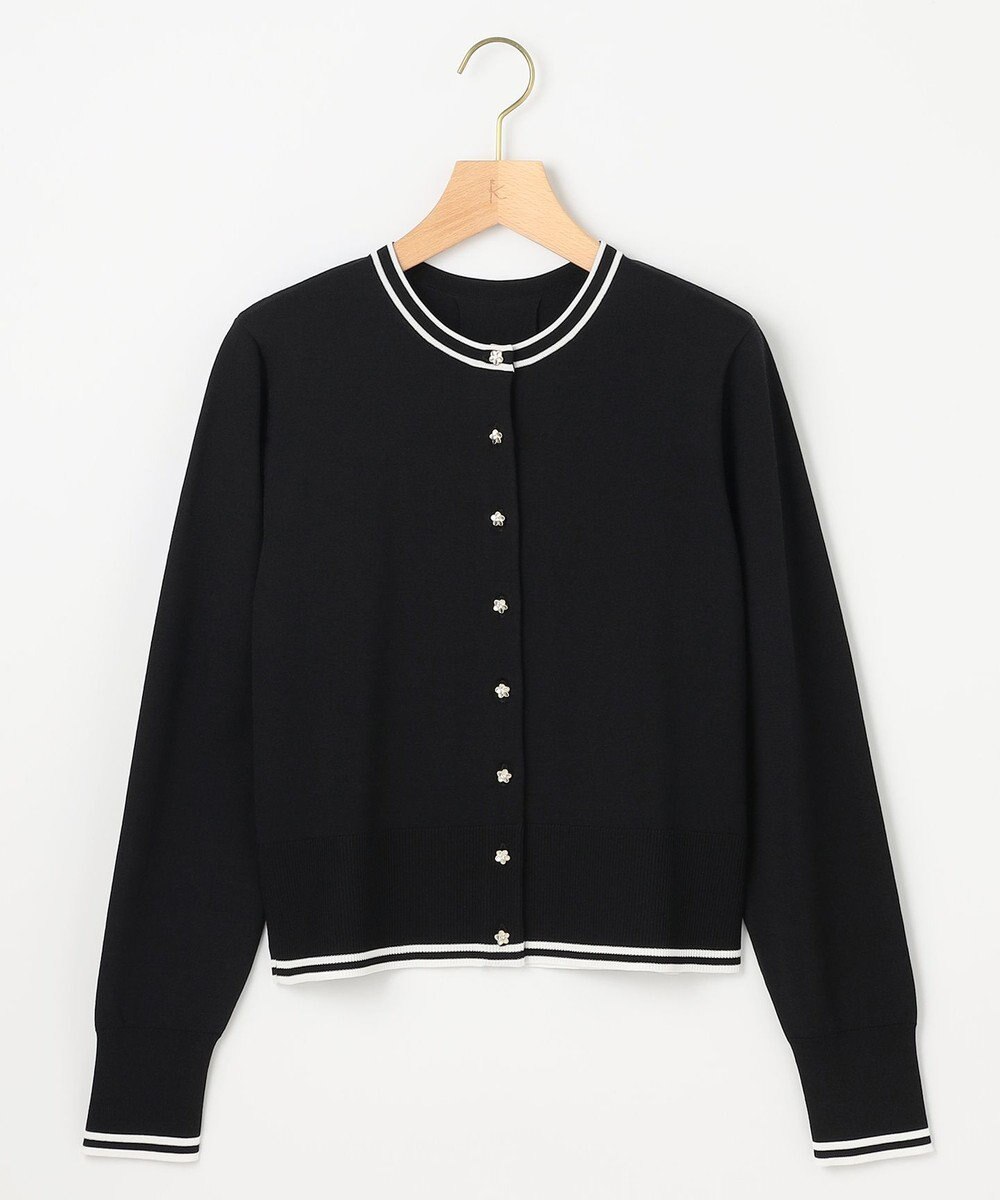 組曲 S フラワーメタル ニット カーディガン 