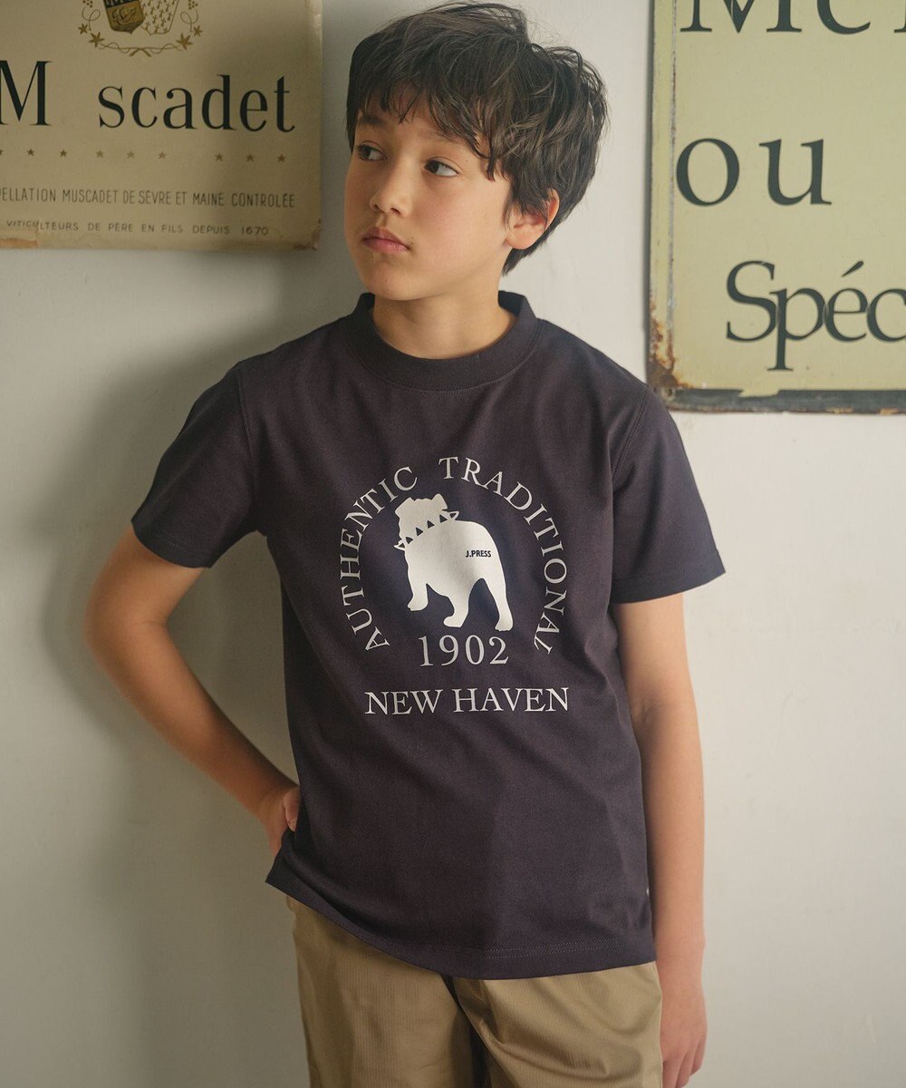J.PRESS KIDS 【110-130cm】バックブル1902ロゴ Ｔシャツ 