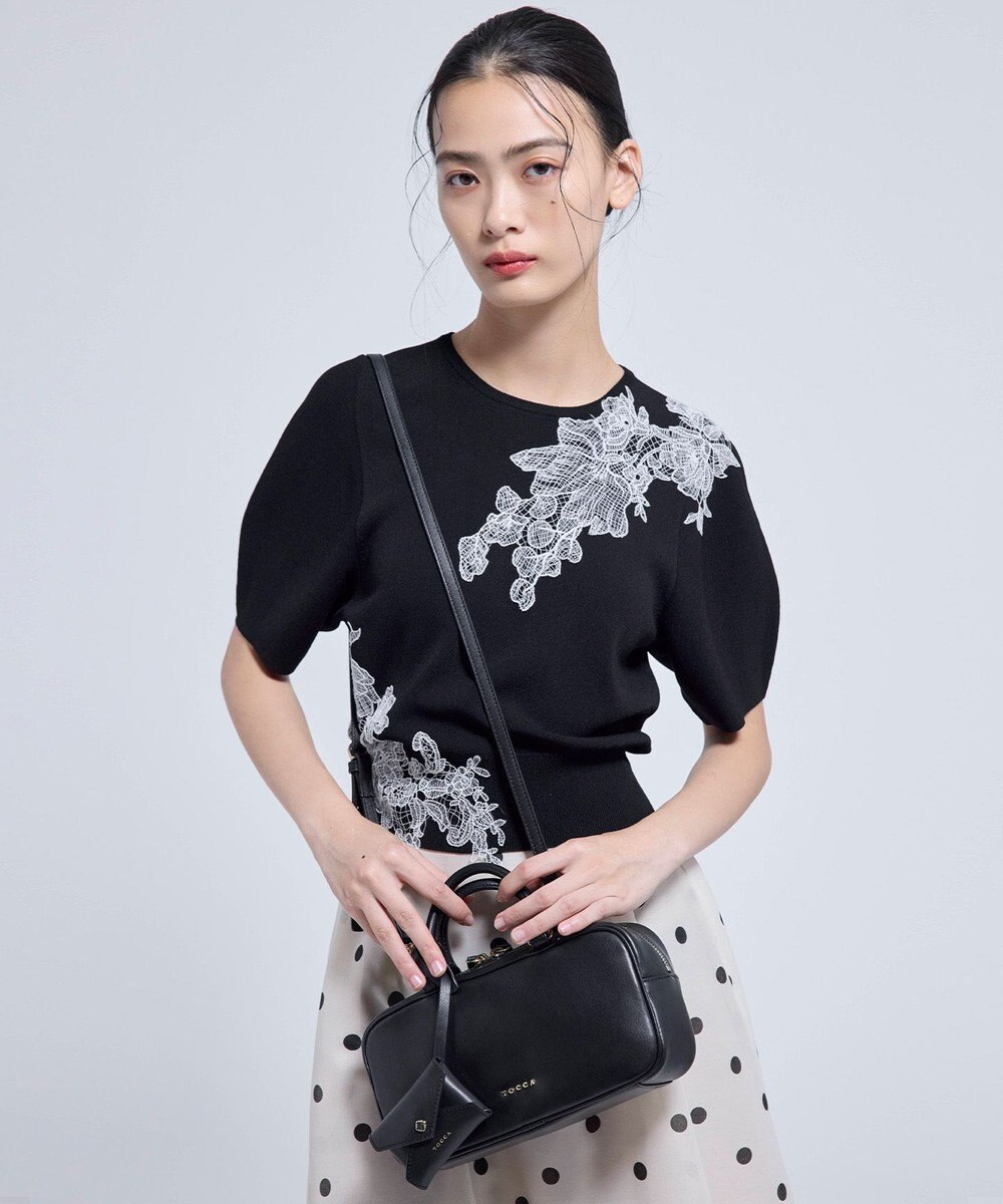 TOCCA CLAVIER LEATHER BOSTON BAG ボストンバッグ【古畑星夏さん着用】 