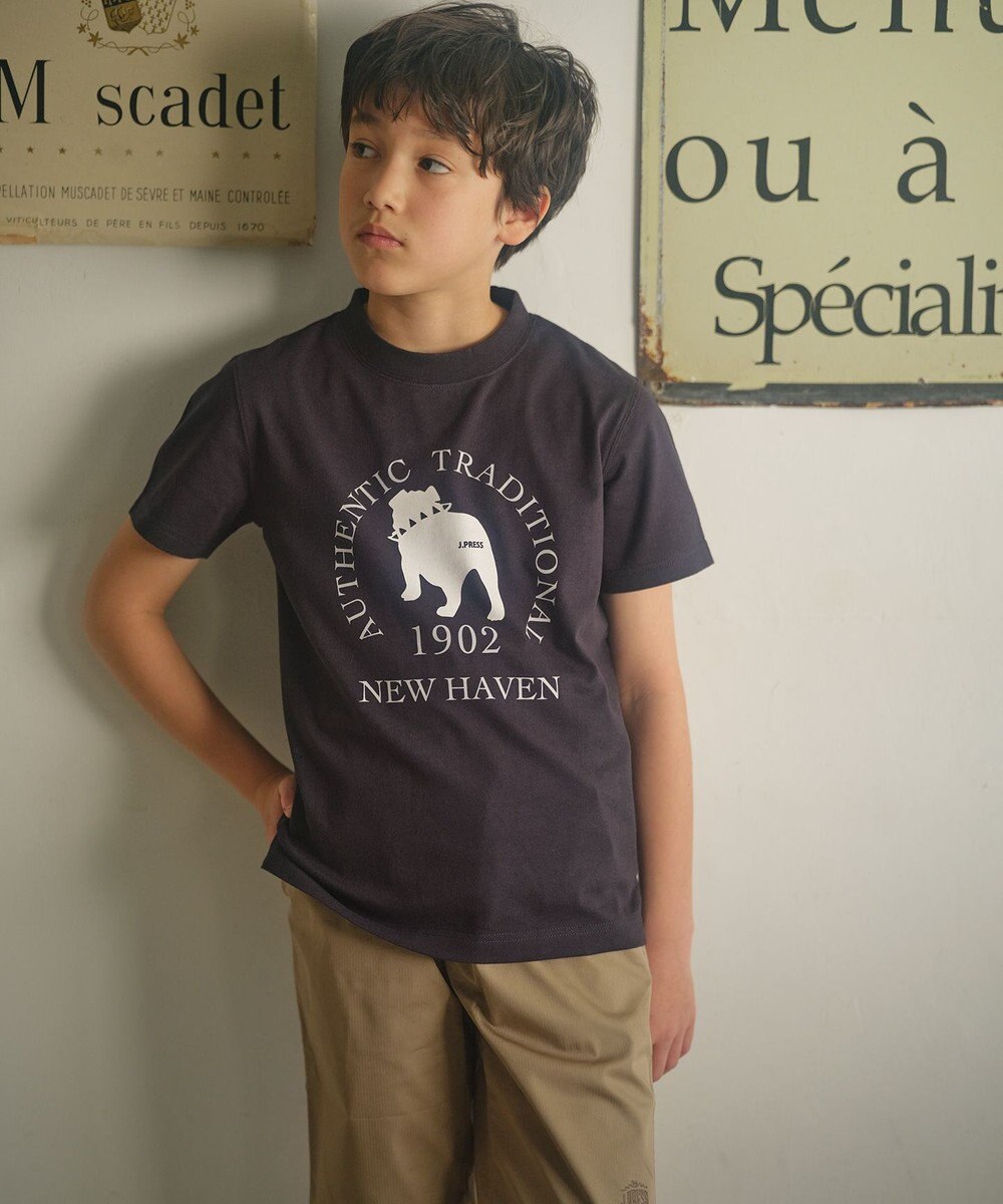 J.PRESS KIDS 【110-130cm】バックブル1902ロゴ Ｔシャツ 