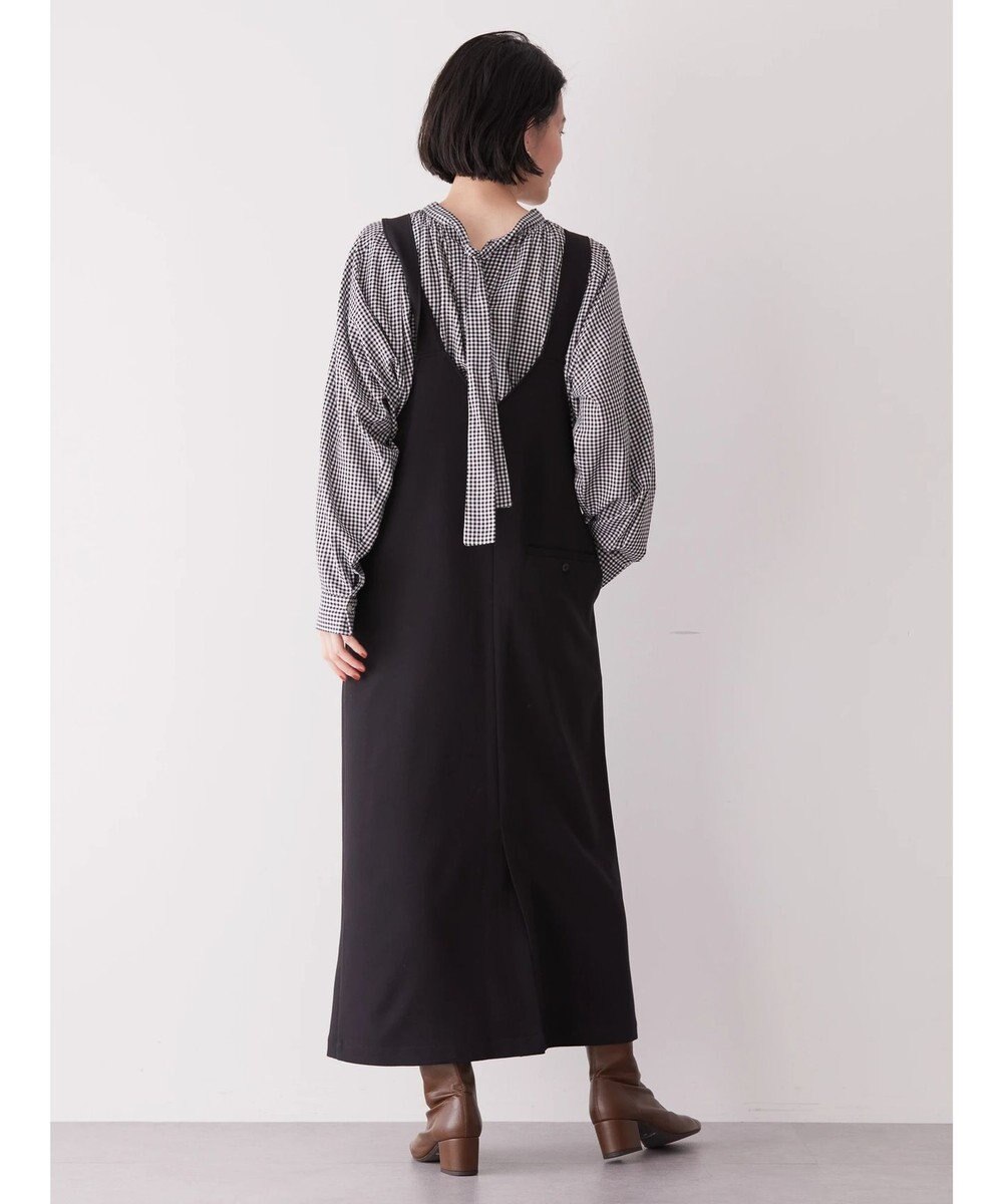 AMERICAN HOLIC 両ＶネックＩラインワンピース 