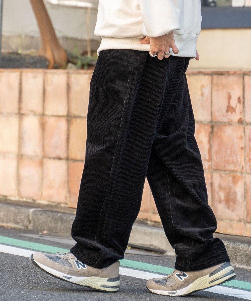 WEGO コーデュロイイージーワイドパンツ 