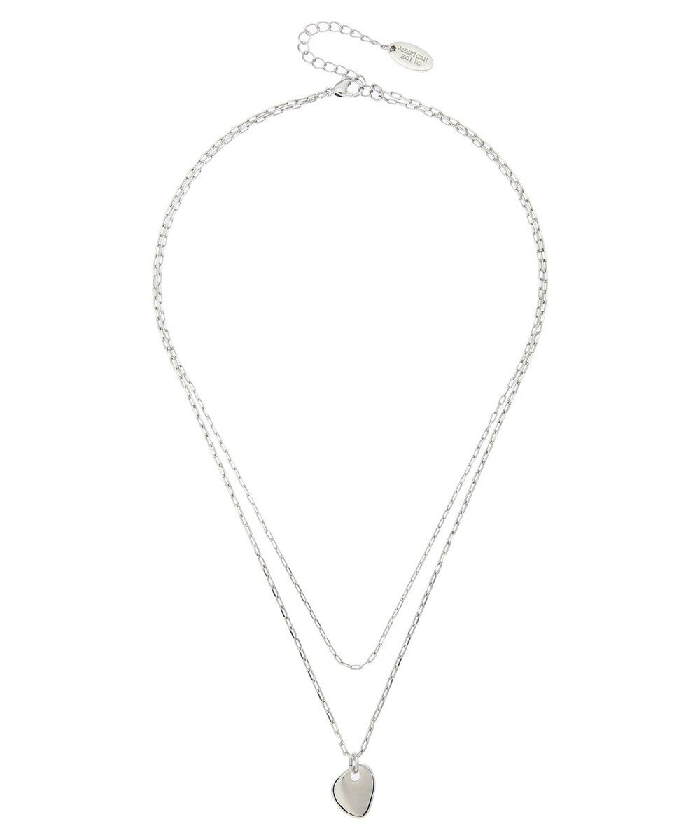 AMERICAN HOLIC ２連メタルペプルネックレス 