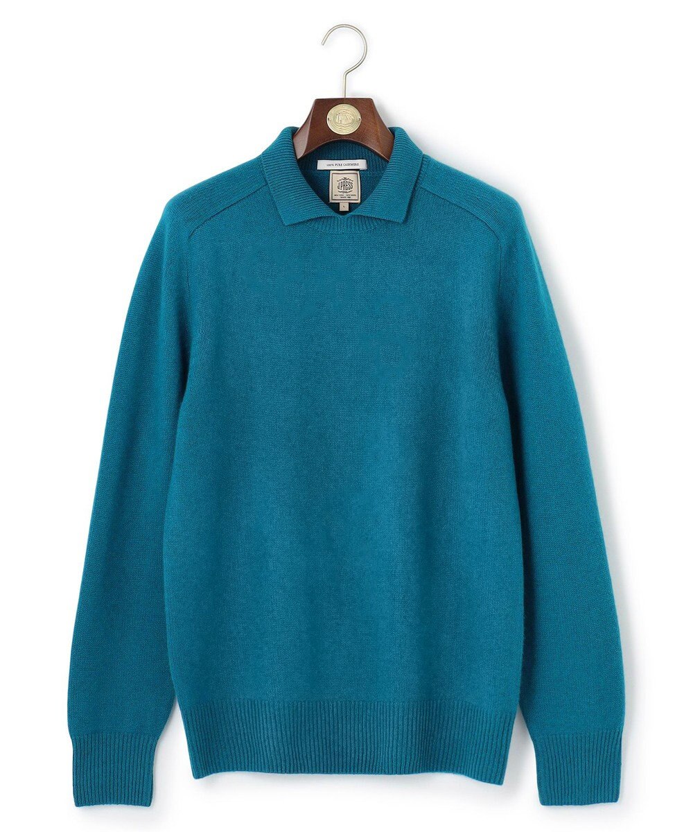 J.PRESS MEN ポロカラー カシミヤニット 