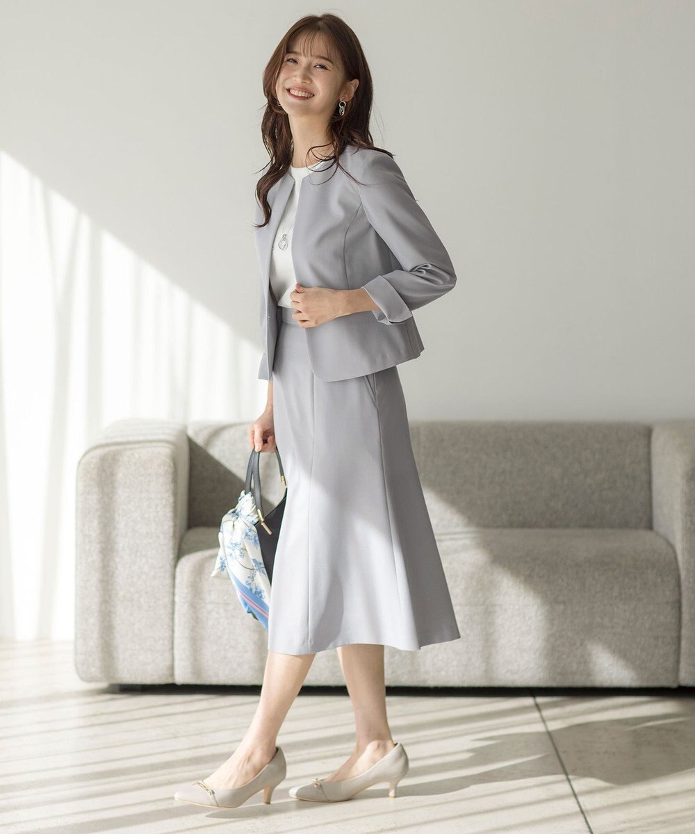 ANY SIS L 【UVカット・接触冷感・吸水速乾】スマートビューティストレッチ  フレアスカート 