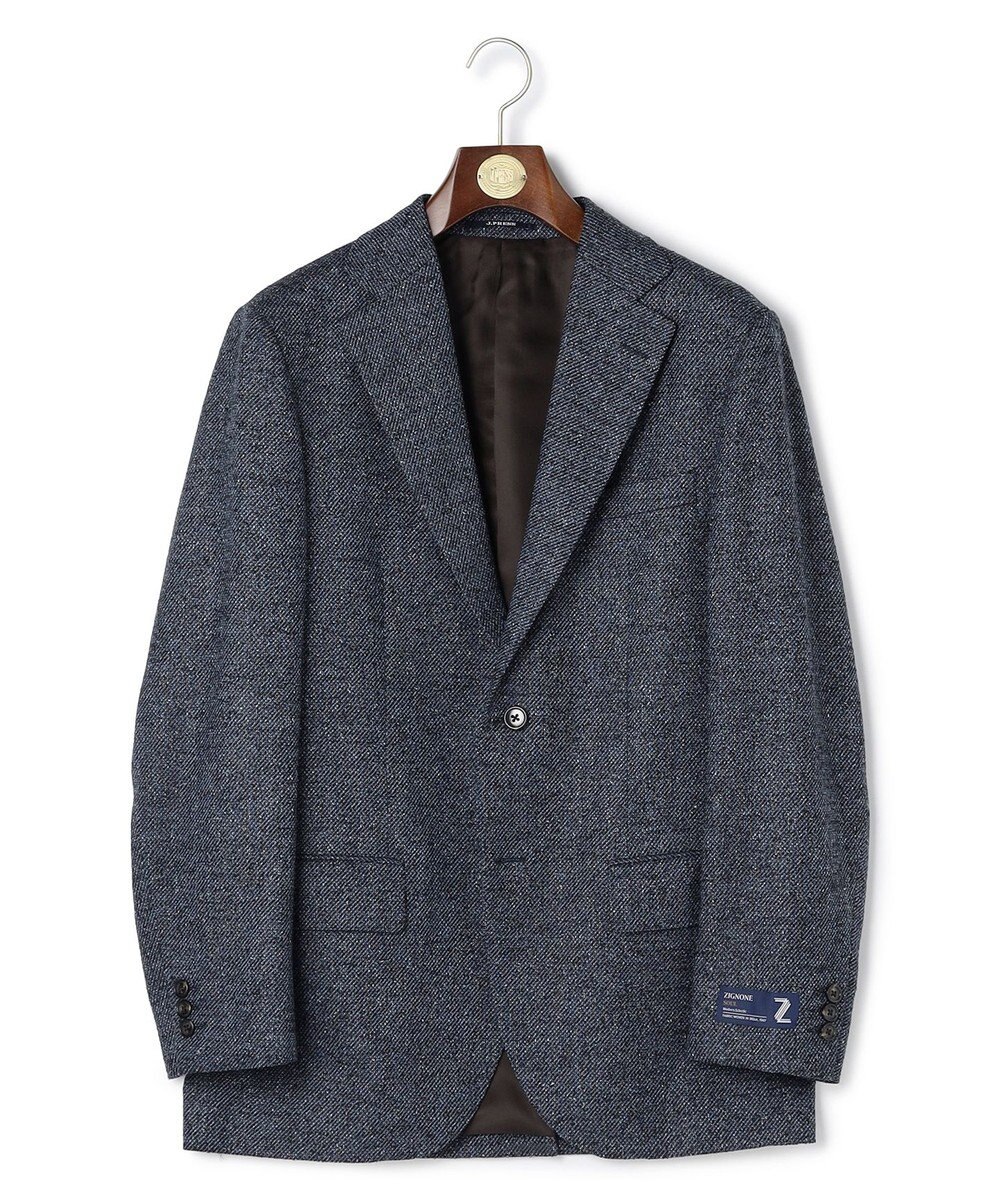 J.PRESS MEN 【ZIGNONE SOUL / ジニョーネ ソウル】 ウールシルクツイード ジャケット 