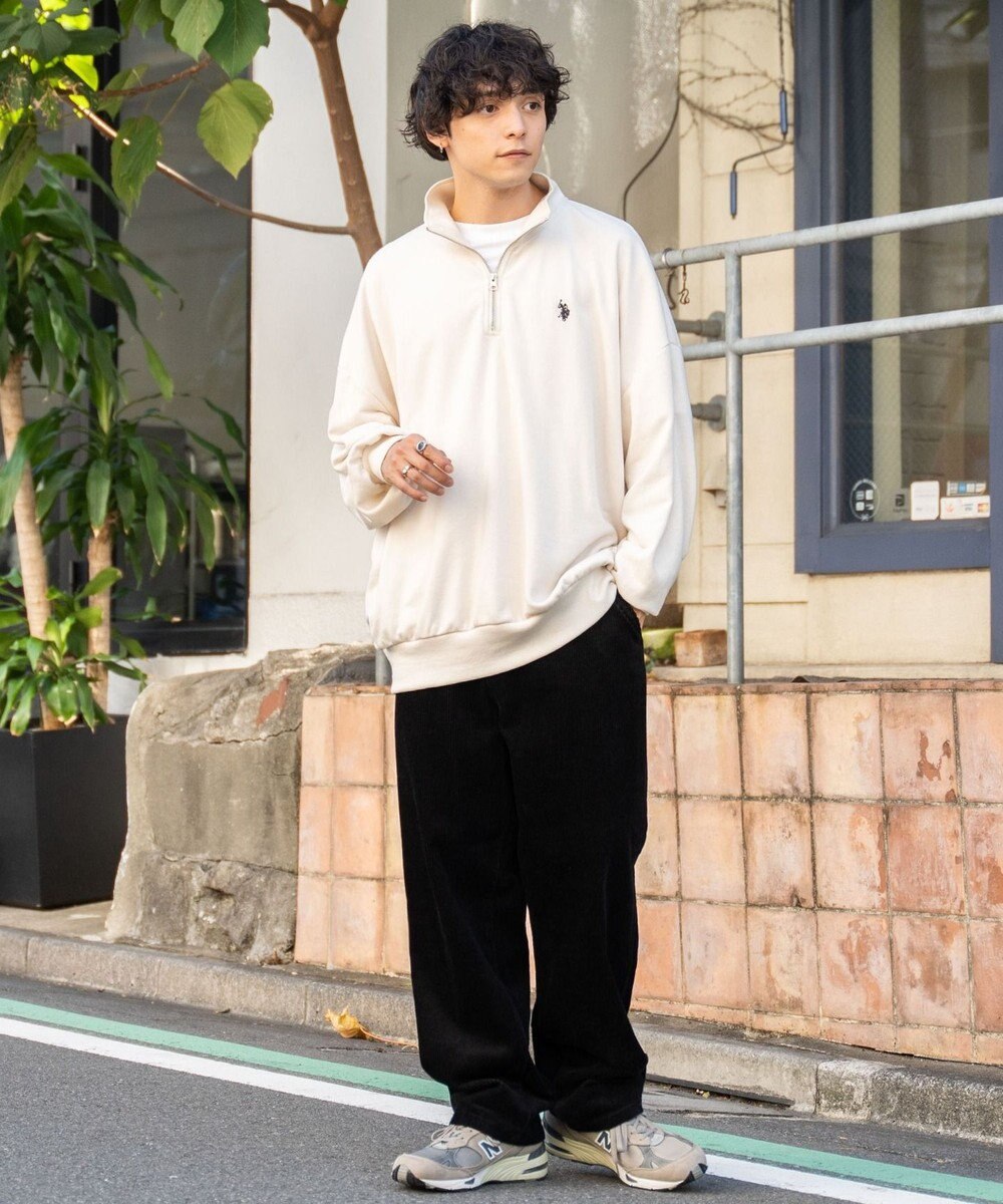 WEGO コーデュロイイージーワイドパンツ 