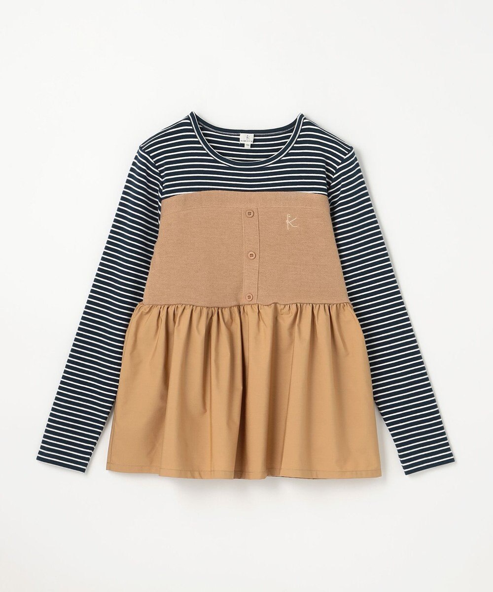 組曲 KIDS 【150-160㎝】ビスチェドッキング Tシャツ 