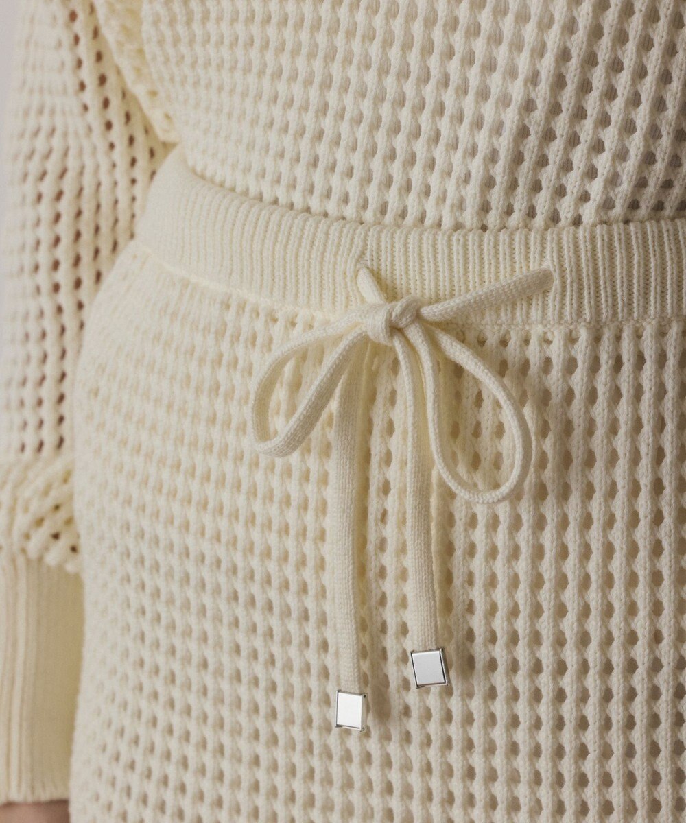 GRACE CONTINENTAL メッシュタイトニットスカート 