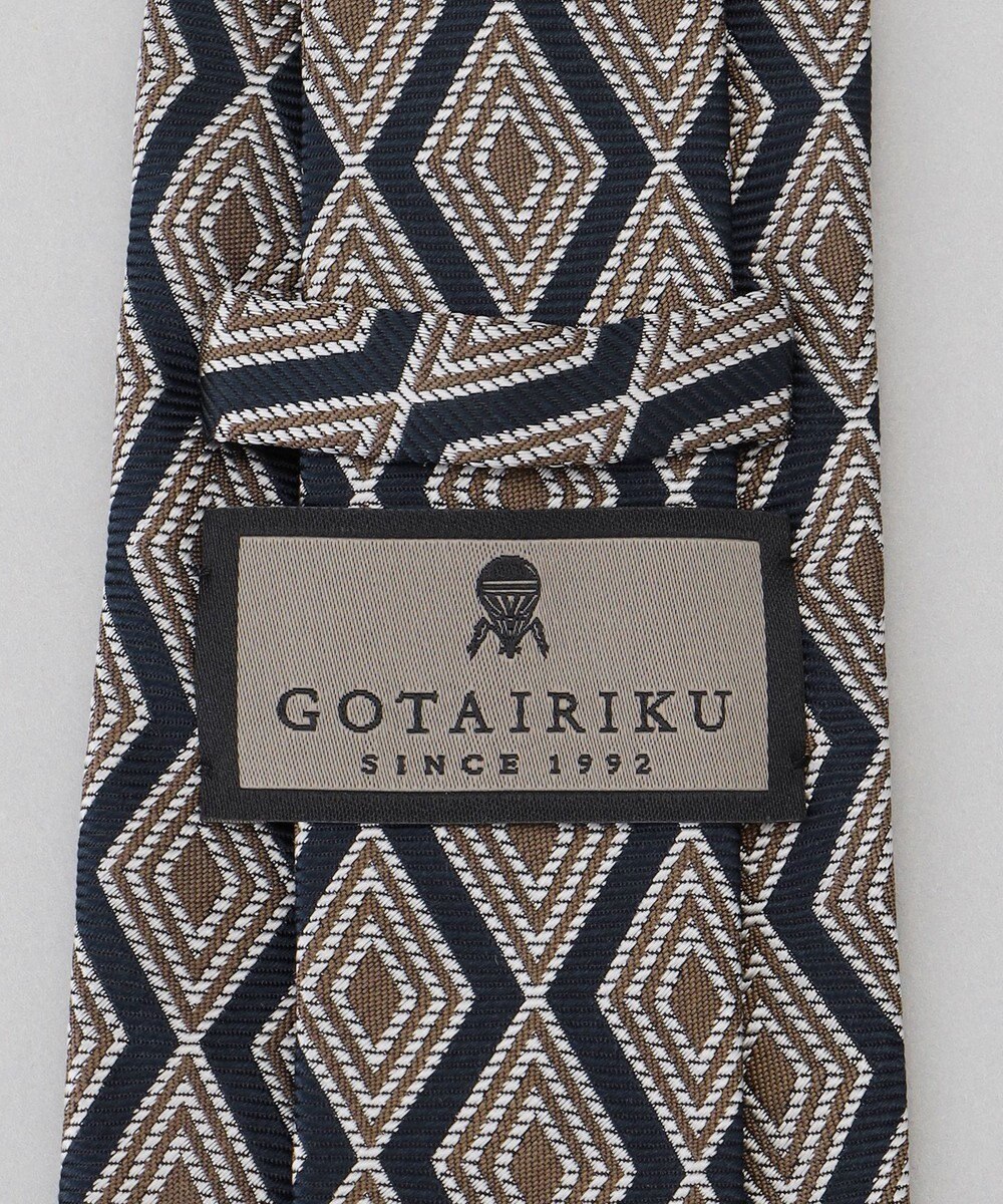 GOTAIRIKU GOTAIRIKU別注【日本製】シルク ネクタイ_ダイヤ柄 