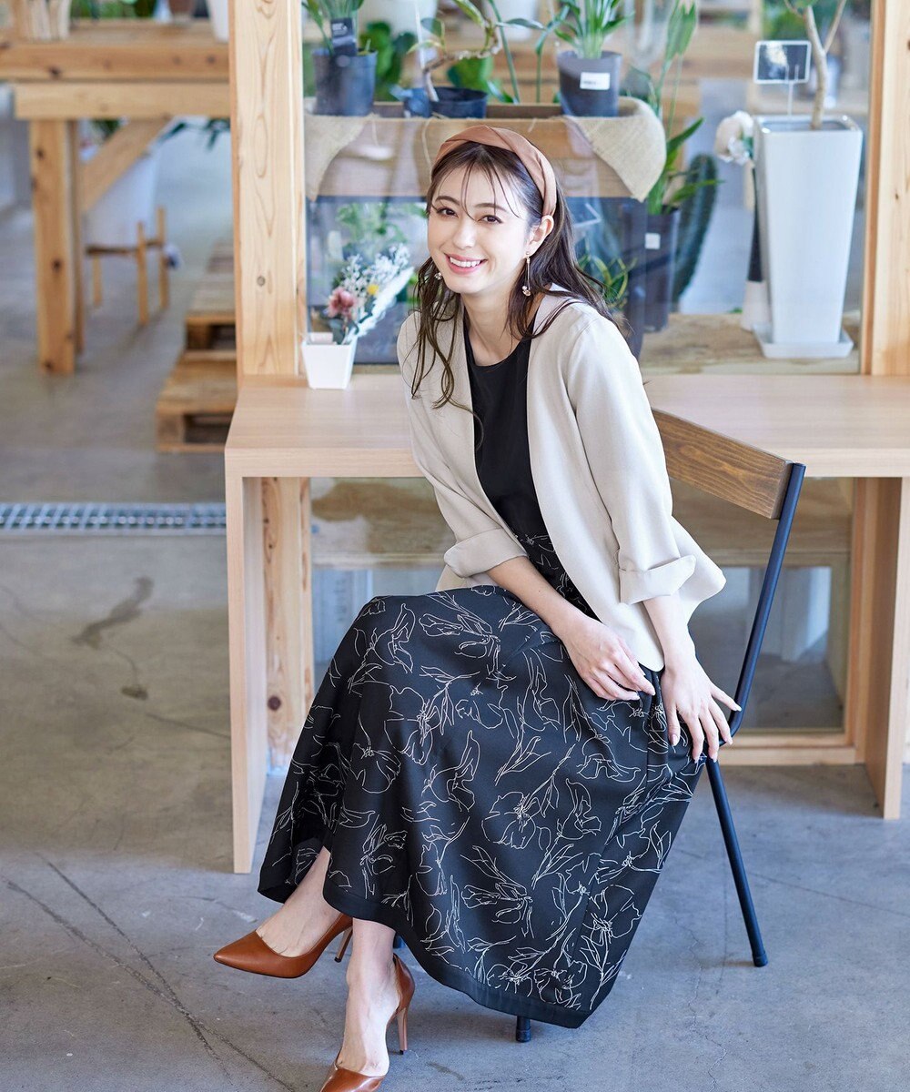 Tiaclasse 【吸水速乾・接触冷感・UVケア・防シワ・洗える】カチオンカラーレスジャケット 