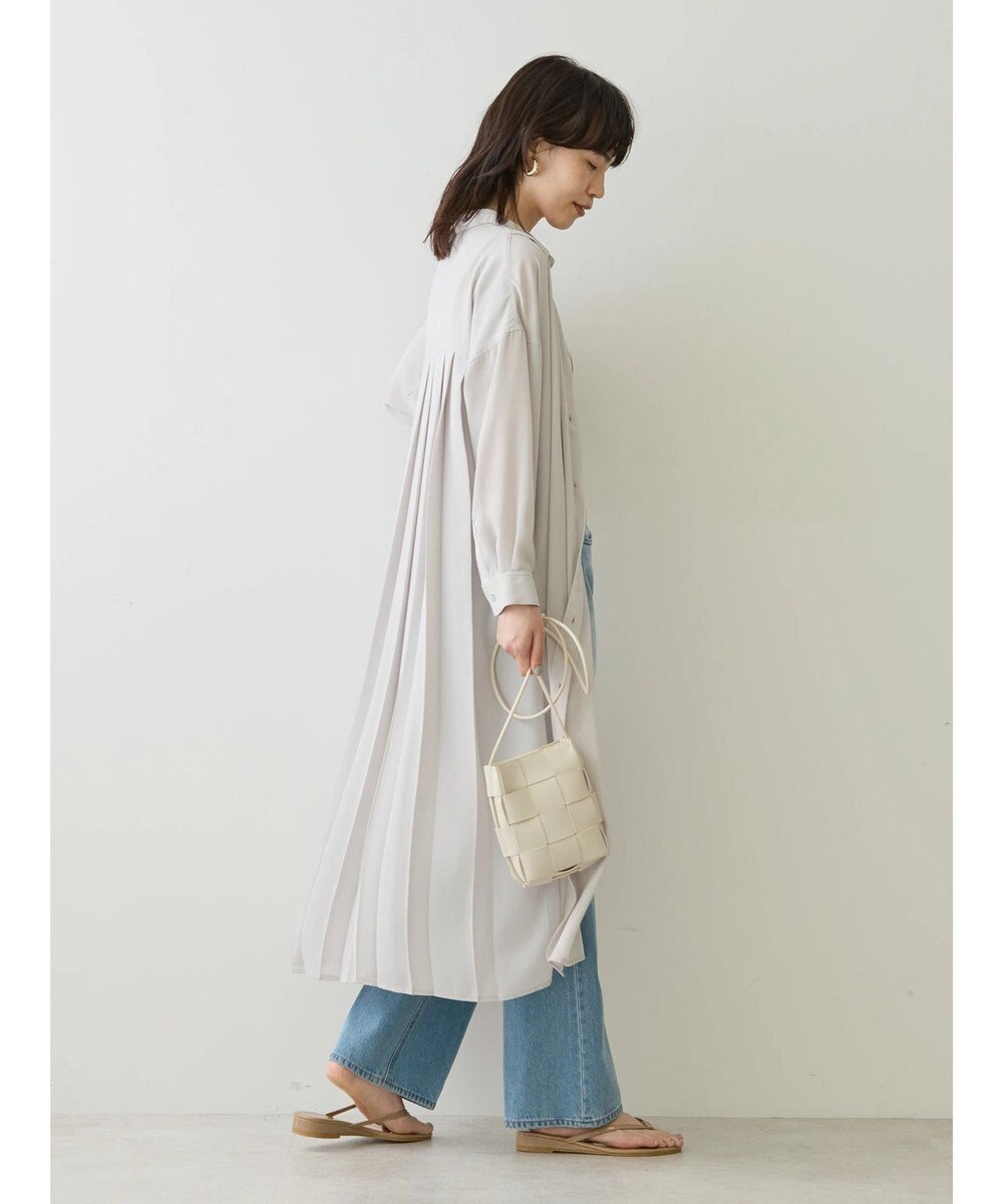 AMERICAN HOLIC ジョーゼットバックプリーツワンピース 