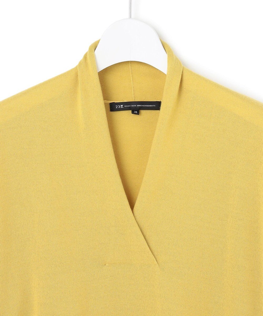 23区 【洗える】ウールテンジク Vネック ニット 