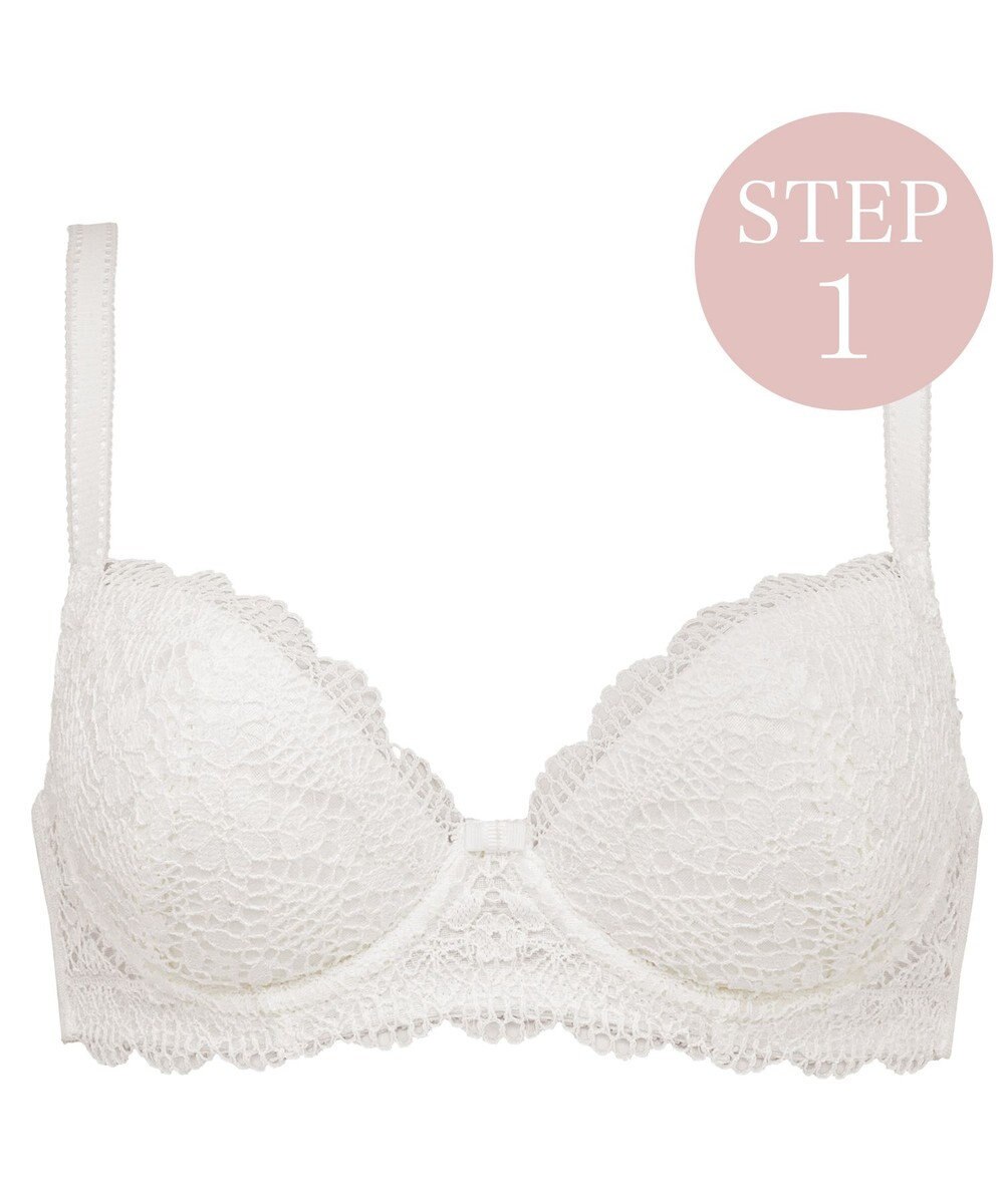 BRADELIS New York 【BRADELIS New York / 育乳補整ブラ・STEP1 集める】ジャスミンステップ1ブラ25A1 補正下着 ブラジャー 