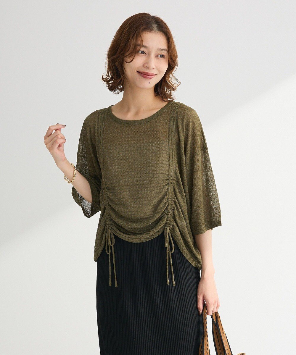 Green Parks ・ＥＬＥＮＣＡＲＥ　ＤＵＥ　シャーリングシアーニット 