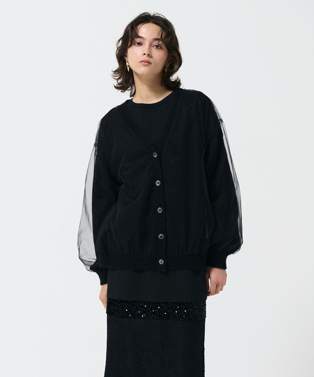 GRACE CONTINENTAL オーバーチュールニットカーディガン 